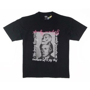 Andy Warhol Skull Portrait Pop Art Shirt by Uniqlo